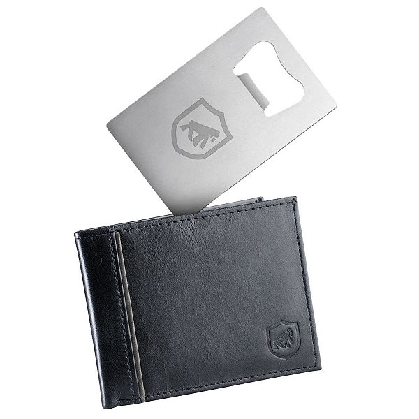 Kit Carteira Maverick e Cartão Abridor em Metal - Gshield