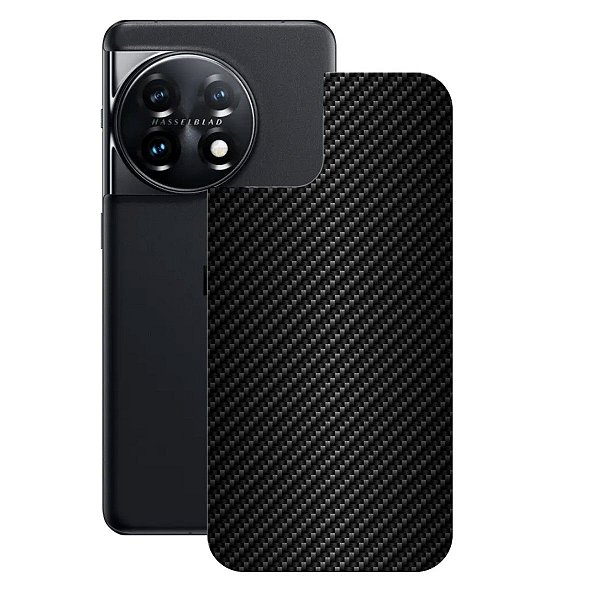 Película para OnePlus 11 - Traseira de Fibra de Carbono Preta - Gshield