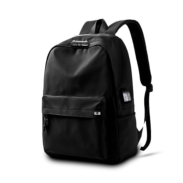 Mochila Casual para Notebook até 15,6" com Cadeado Antifurto e Bolso Invisível, Entradas Aux. USB e Fone P2, Ajuste Lateral de Expansão, resistência à água - 20 Litros - Flex - Gshield