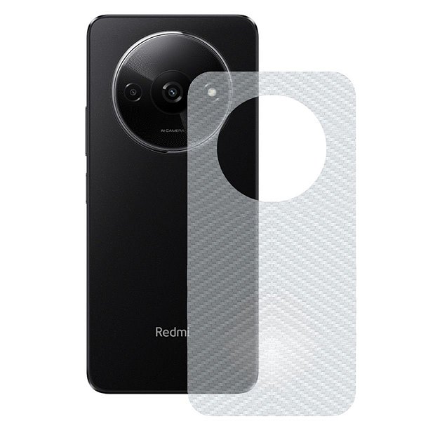 Película para Xiaomi Redmi A3 - Traseira de Fibra de Carbono - Gshield