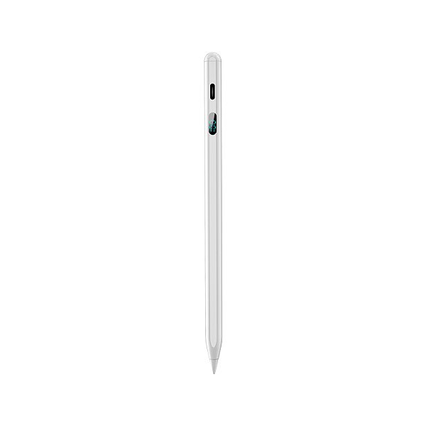 Caneta Touch Capacitiva com Visor - Palm Rejection - Dual Shock - Branca - Gshield