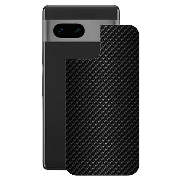 Película para Google Pixel 7 - Traseira de Fibra de Carbono Preta - Gshield