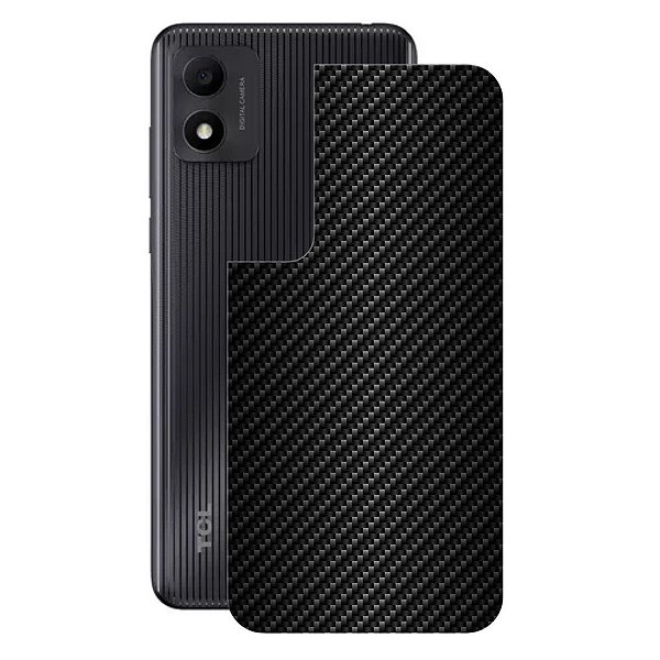 Película para TCL 305i - Traseira de Fibra de Carbono Preta - Gshield