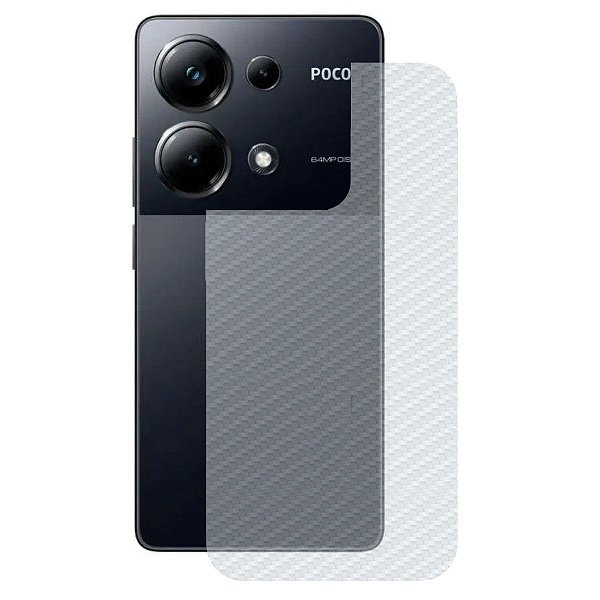 Película para Xiaomi Poco M6 Pro - Traseira de Fibra de Carbono - Gshield