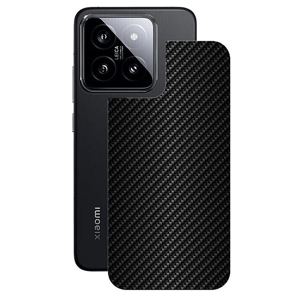 Película para Xiaomi 14 Pro - Traseira de Fibra de Carbono Preta - Gshield