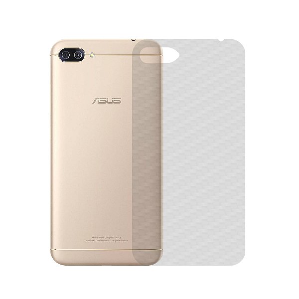 Película para Asus Zenfone 4 Max ZC554kL - Traseira de Fibra de Carbono - Gshield