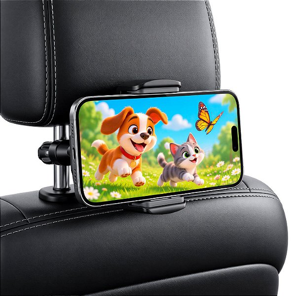 Suporte Veicular de Celular Universal Rotação 360° para Encosto do Banco Traseiro - Survivor - Gshield