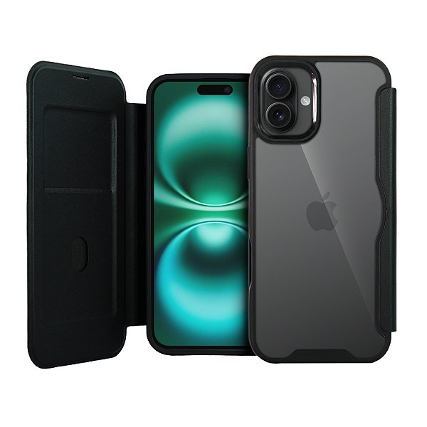Capa para iPhone 16 Plus - Carteira Dual - Gshield