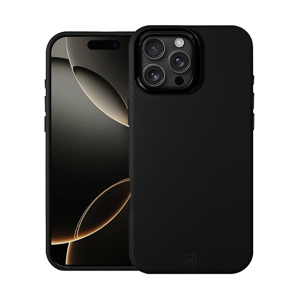 Capa para iPhone 16 Pro - Couro Dual Magsafe - Preta - Gshield