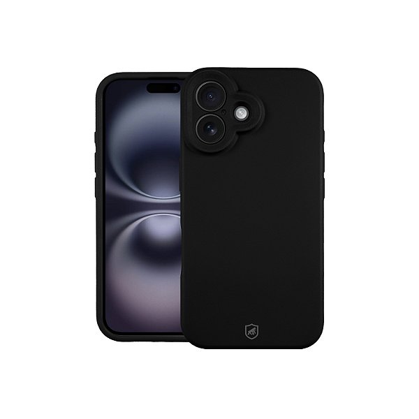 Capa para iPhone 16 - Silicon Premium Preta - Gshield