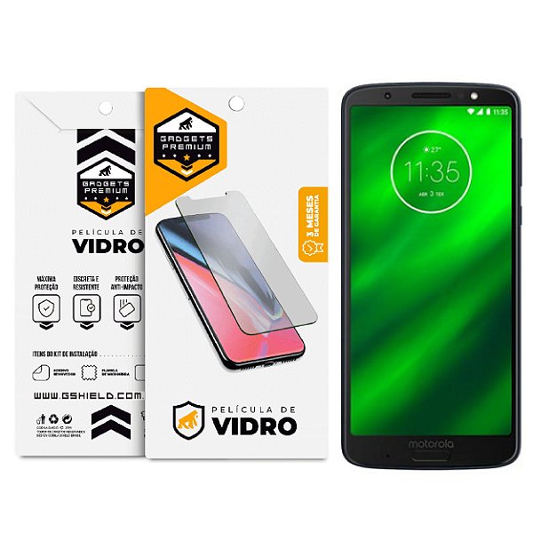 Película para Motorola Moto G6 Plus - Vidro Dupla - Gshield