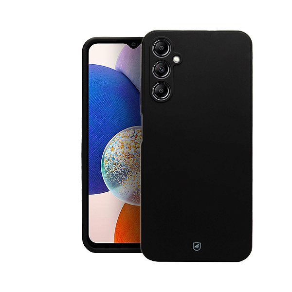 Capa para Samsung Galaxy A14 - Silicon Veloz - Preta - Gshield