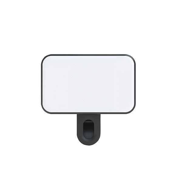 Luz de Selfie Recarregável Clip-On LED RGB com Modos Ajustáveis de Iluminação - Armor - Gshield
