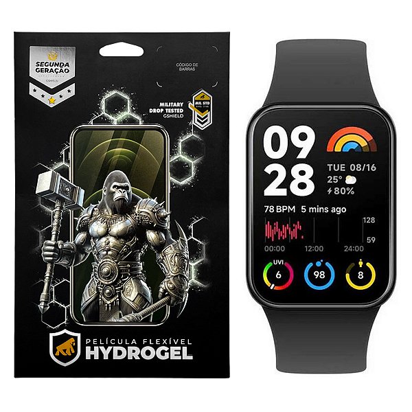 Película para Xiaomi Smart Band 8 Pro - Hydrogel HD 6 Unidades - Gshield