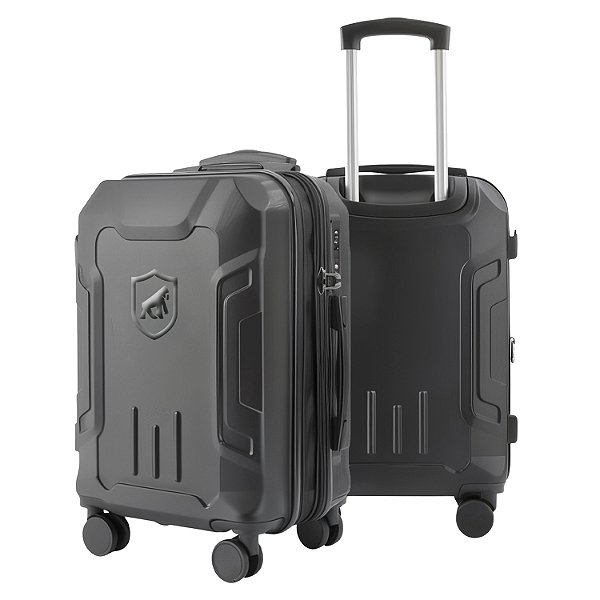 Mala de Bordo 20" com Compactação a Vácuo - Bagagem de Mão Resistente, Expansível e com Cadeado Antifurto - Survivor - Gshield
