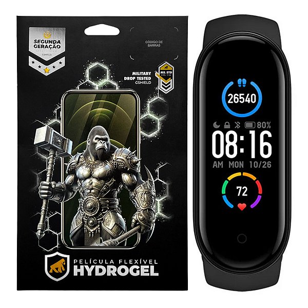 Película para Xiaomi Smart Band 5 - Hydrogel HD 6 Unidades - Gshield