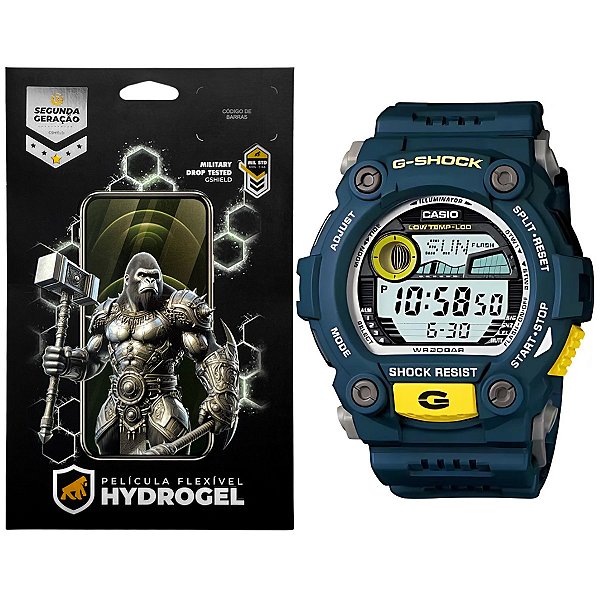 Película para Casio G-Shock G-7900 - Hydrogel HD 6 Unidades - Gshield