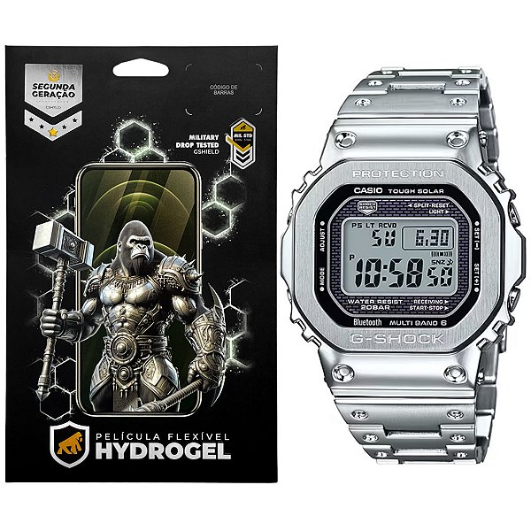 Película para Casio G-Shock GMW-B5000 - Hydrogel HD 6 Unidades - Gshield
