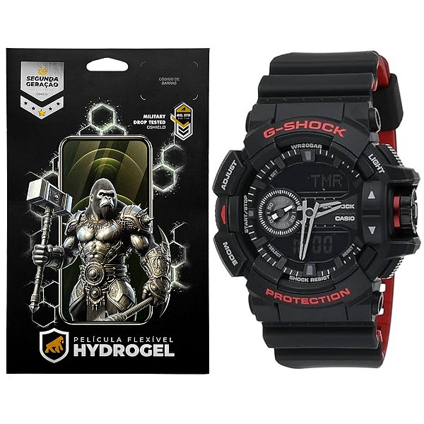 Película para Casio GA-400HR - Hydrogel HD 6 Unidades - Gshield