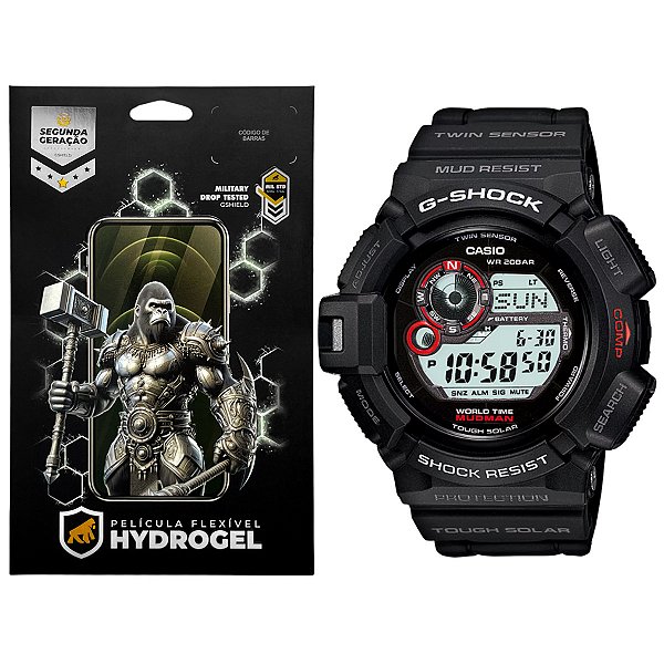Película para Casio GW-9300 - Hydrogel HD 6 Unidades - Gshield