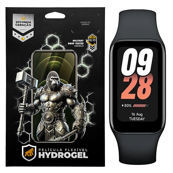 Película para Xiaomi Mi Band 8 Active - Hydrogel HD 6 Unidades - Gshield