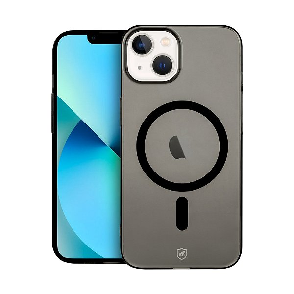 Capa para iPhone 13 - Crystal Slim Magsafe - NÃO AMARELA - Dark - Gshield
