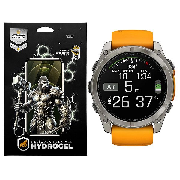 Película para Garmin Fenix 8 (51mm) - Hydrogel HD 6 Unidades - Gshield