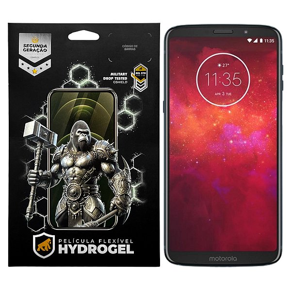 Película para Motorola Moto Z3 Play - Hydrogel Gamer Fosca - Gshield