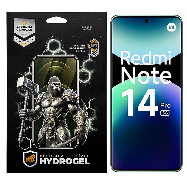 Película para Xiaomi Redmi Note 14 Pro 5G - Hydrogel Gamer Fosca - Gshield
