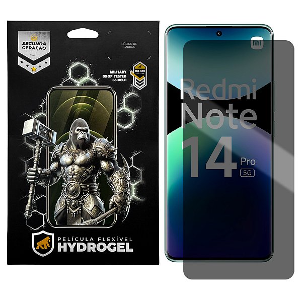 Película para Xiaomi Redmi Note 14 Pro 5G - Privacidade Hydrogel - Gshield