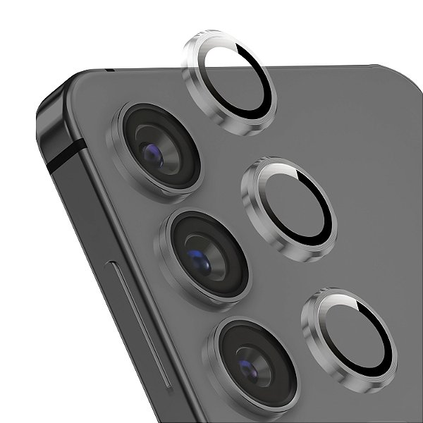 Protetor de Lente para Samsung Galaxy S25 Plus - Survivor - Transparente com molde aplicador - Frame para câmera - Gshield
