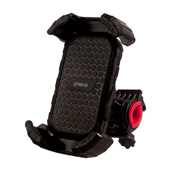 Suporte para Moto, Bicicleta, Bike - Travamento Seguro, Rotação 360°, Amortecimento de Impacto e Fixação para Guidão - Tank Car - Gshield