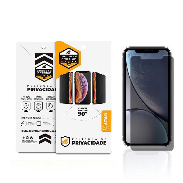 Película para iPhone XR - Privacidade - Gshield