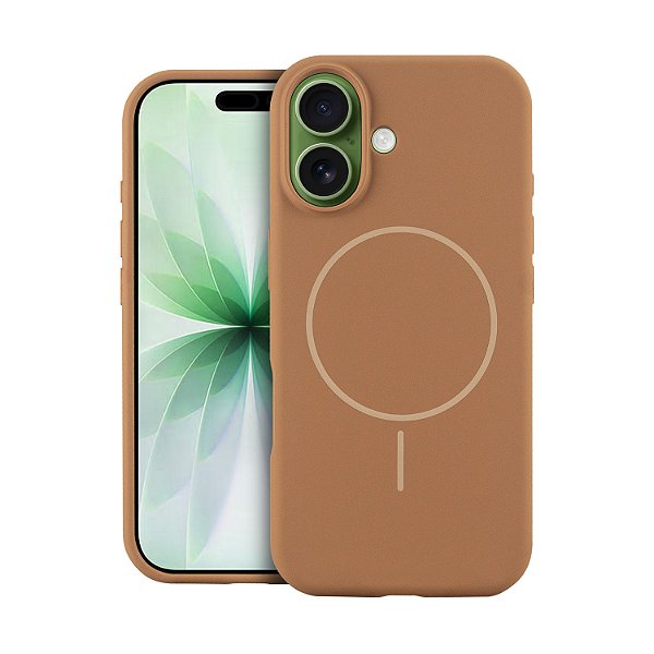 Capa para iPhone 17 - Silicon Liquid Magsafe - Desert - Gshield