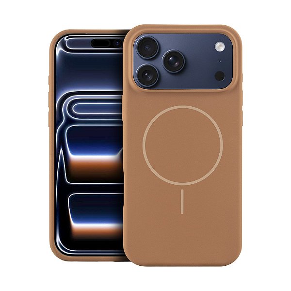 Capa para iPhone 17 Pro - Silicon Liquid Magsafe - Desert - Gshield