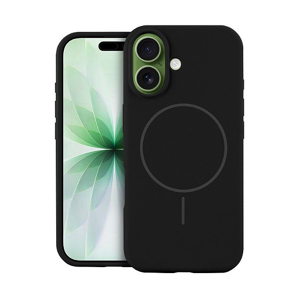 Capa para iPhone 17 - Silicon Liquid Magsafe - Preta - Gshield