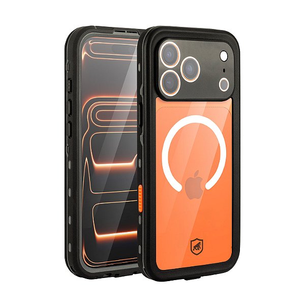 Capa à Prova d'água Nautical MagSafe para iPhone 17 Pro Max - Transparente - Gshield