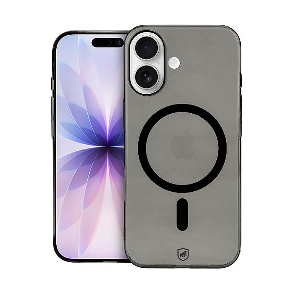 Capa para iPhone 17 - Crystal Slim Magsafe - NÃO AMARELA - Dark - Gshield