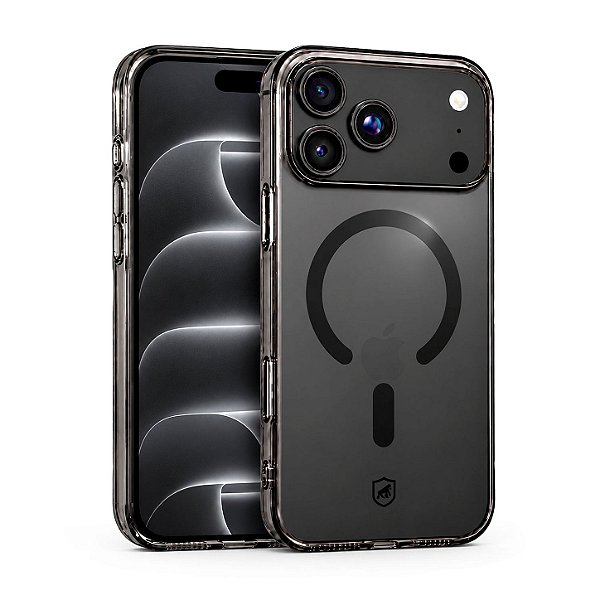 Capa para iPhone 17 Pro Max - Crystal Slim Magsafe - NÃO AMARELA - Dark - Gshield