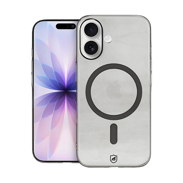 Capa para iPhone 17 - Crystal Slim Magsafe - NÃO AMARELA - Titanium - Gshield