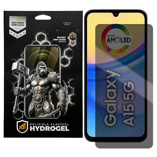 Película para Galaxy A15 5G - Privacidade Hydrogel - Gshield