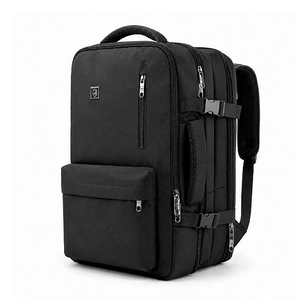 Mochila Bolsa de Viagem Impermeável 33L Expansível com Compartimento Acolchoado para Notebook até 17'' - Symetric - Gshield