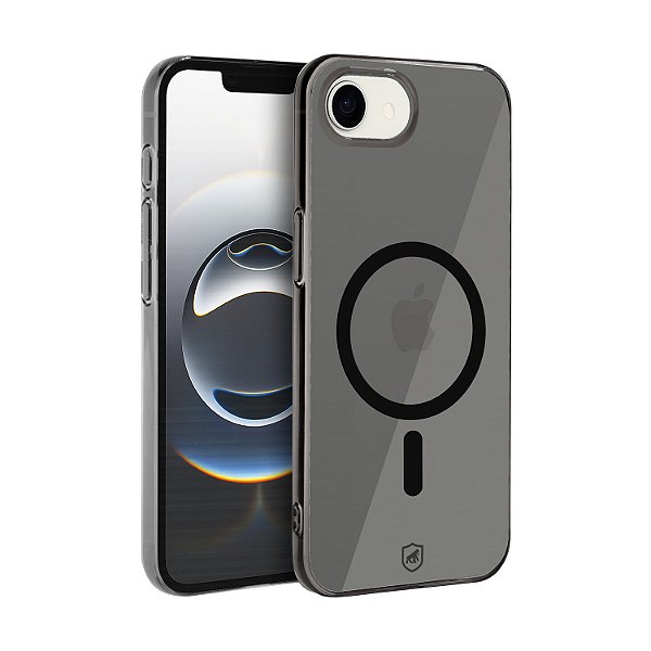 Capa para iPhone 16E - Crystal Slim Magsafe - NÃO AMARELA - Dark - Gshield