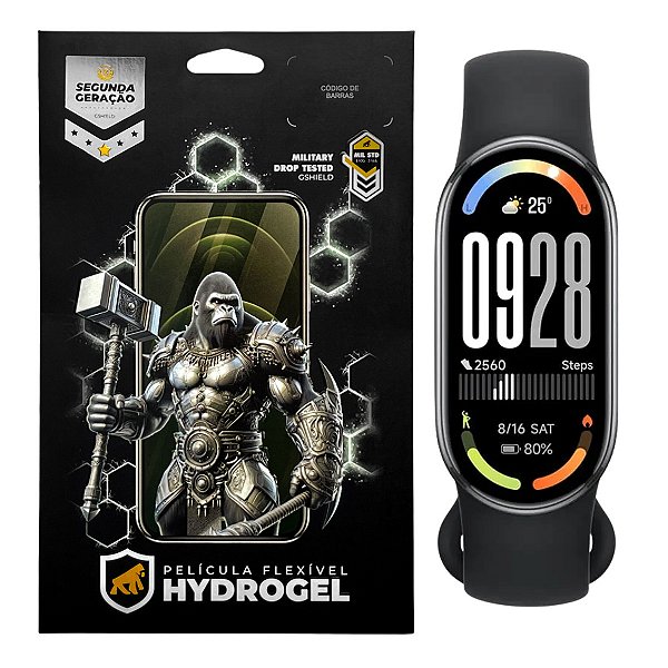 Película para Xiaomi Smart Band 10 - Hydrogel HD 6 Unidades - Gshield