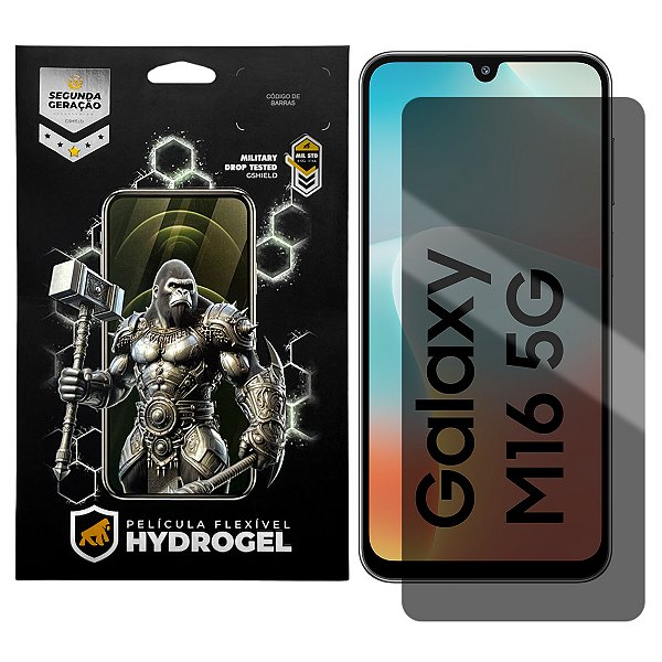 Película para Samsung Galaxy M16 5G - Privacidade Hydrogel - Gshield