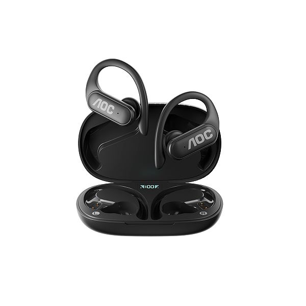 Fone de ouvido Earbuds Clip V5.4 - Preto - AOC