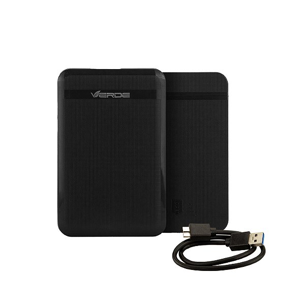 Case Gaveta para HD Externo - Preto - Verde