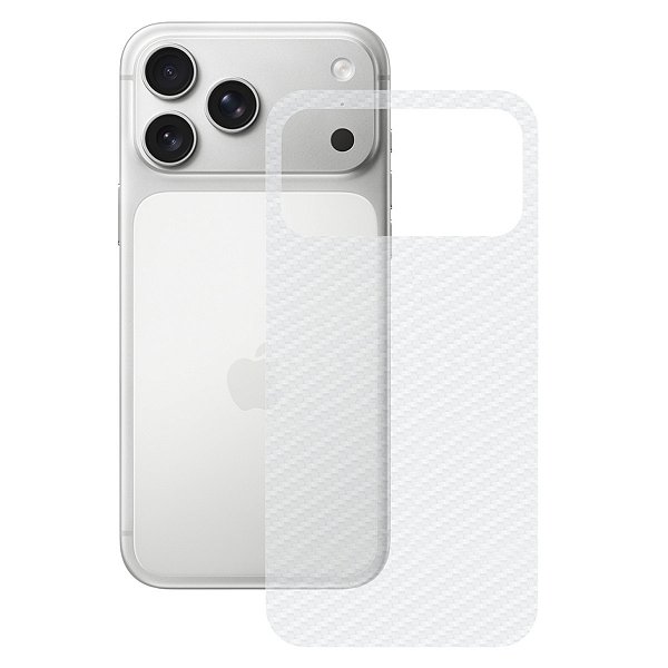 Película para iPhone 17 Pro Max - Traseira de Fibra de Carbono - Gshield
