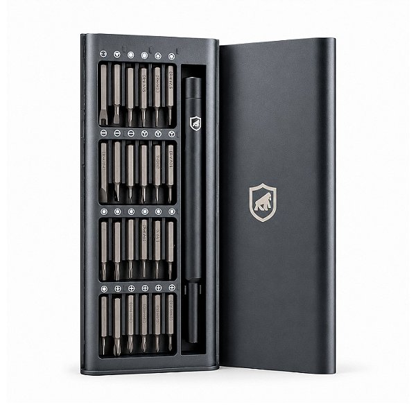 Conjunto Estojo Magnético Chaves de Precisão Armor para Reparos - 24 Peças  - Gshield
