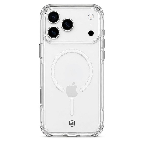Capa Crystal Venesis Magsafe para iPhone 17 Pro / 18 Pro - Branca - SPACE